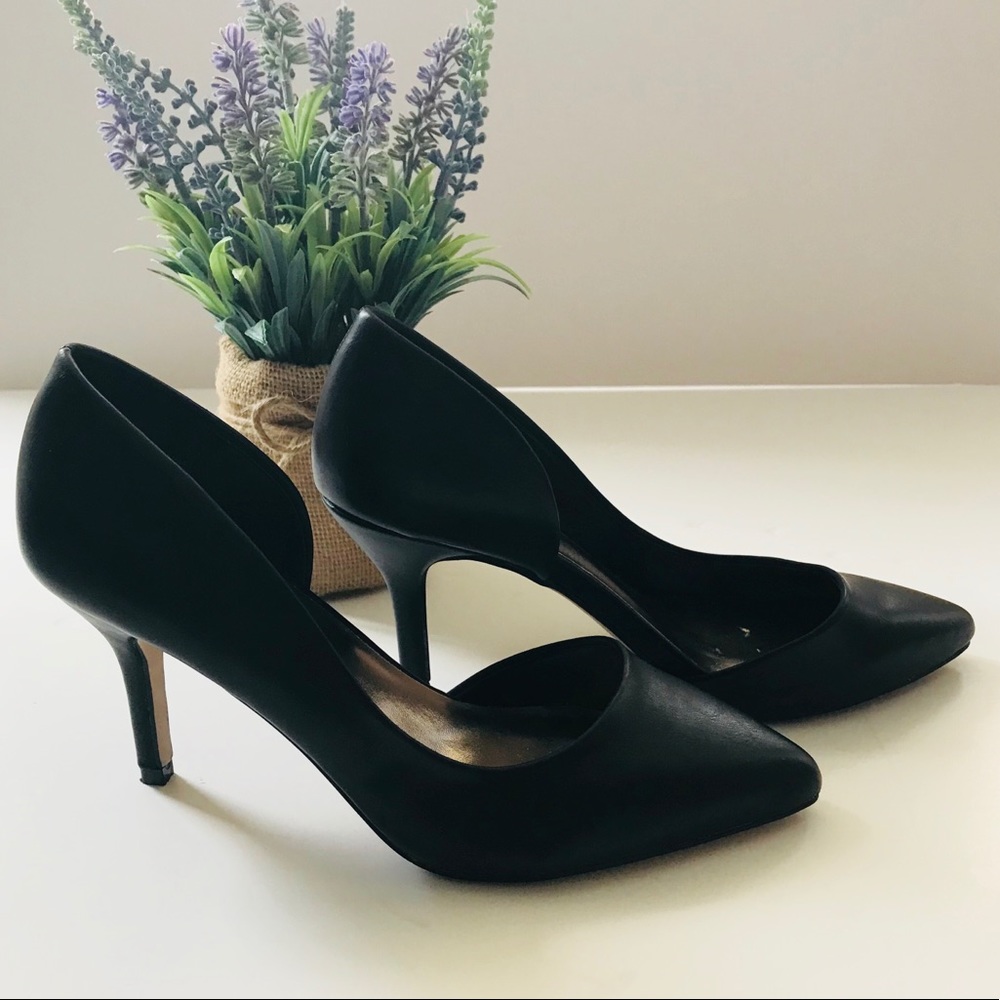 Madden Girl Kopy Kat Black Dress Pump Size 6.5